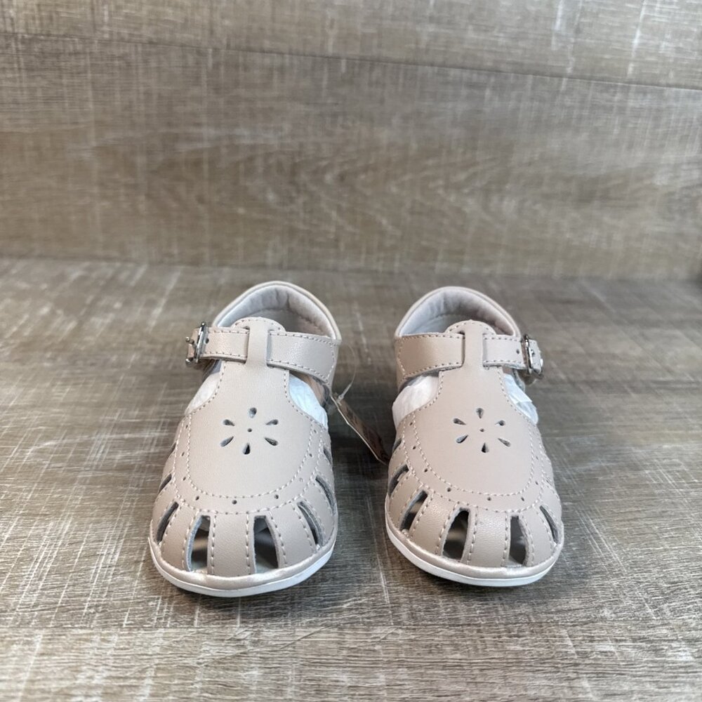 UNWORN Angel L’Amour Almond Genuine Leather Mary Jane Shoes Baby Toddler Girls 6 - Picture 3 of 11